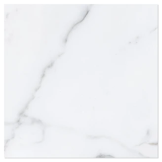 Marmor Gulvflis <strong>Rosendal</strong>  Hvit Matt 30x30 cm