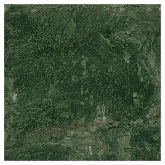 Marmor Gulvflis <strong>Rosendal</strong>  Mørk Grønn Matt 30x30 cm
