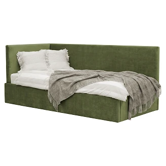 Sengeramme <strong>Altiro</strong>  Olivengrønn med Oppbevaring 90x200 cm