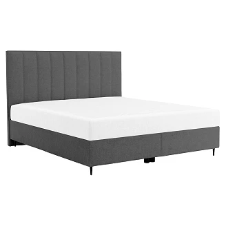 Sengeramme <strong>Avel</strong>  Flute Grå med Oppbevaring 160x200 cm