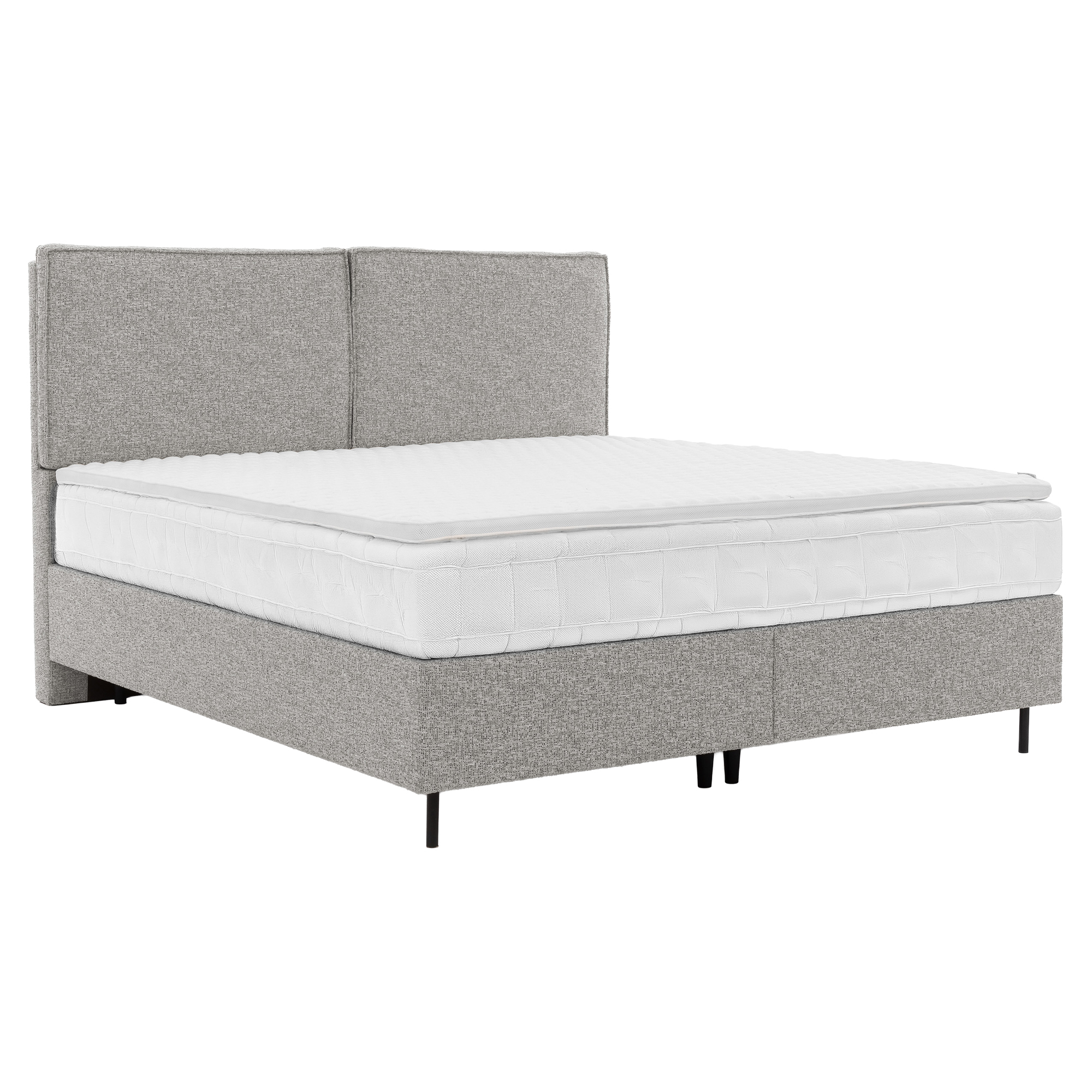 Sengeramme Avel Balance Lysegrå med Oppbevaring 160x200 cm