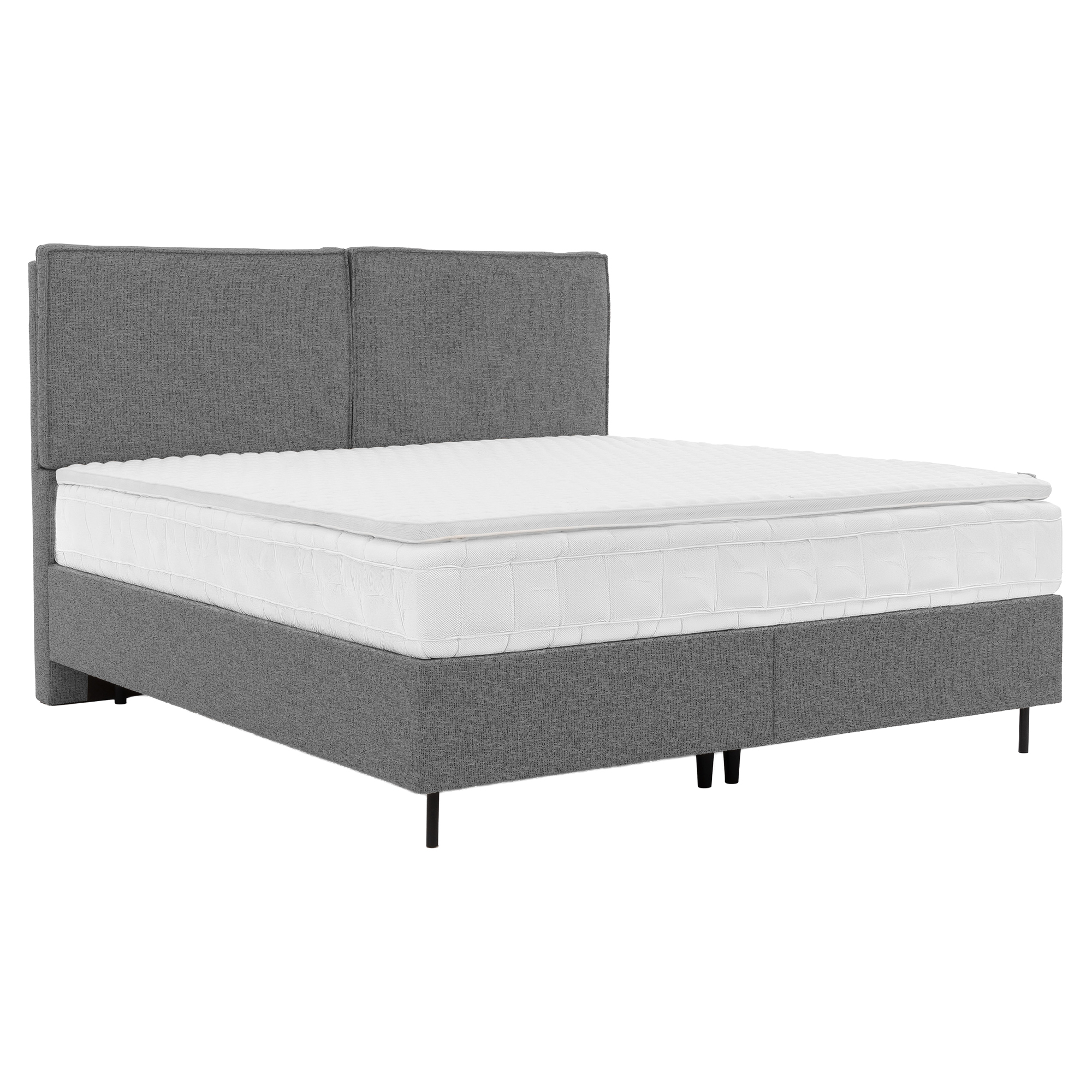 Sengeramme Avel Balance Grå med Oppbevaring 180x200 cm
