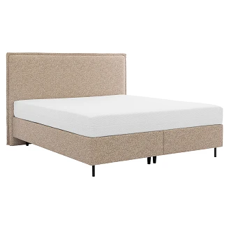 Sengeramme <strong>Avel</strong>  Pure Beige med Oppbevaring 140x200 cm