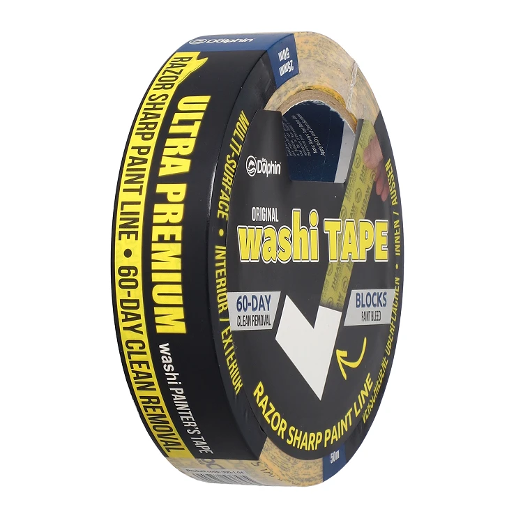 Maskeringstape Blue Dolphin WASHI Premium, 25mm x 50m