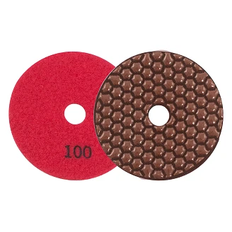 Poleringspad for Tørrpolering Ø100 mm, Nr. 50