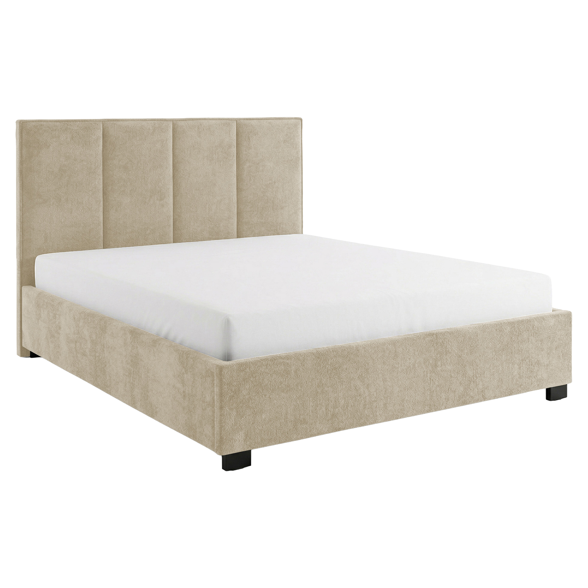 Sengeramme Lunor Wi Column Beige uten Oppbevaring 140x200 cm