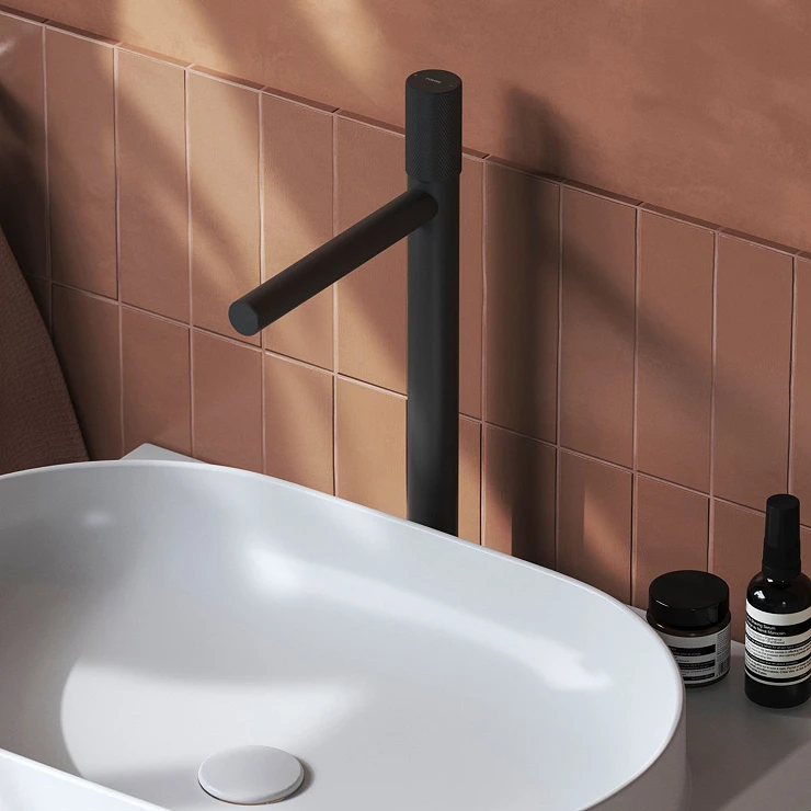Ravak Servantbatteri Revers Svart Matt 38 cm