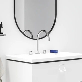 Ravak Servantbatteri Espirit Krom Blank 3-hulls