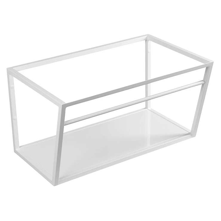 Servantkonsoll Tavi Hvit Matt 75 cm med MDF-hylle