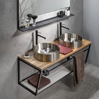 Benkeplate Linden Massiv Eik Natur 120 cm