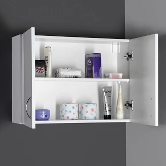 Veggskap Evin Hvit Blank 60x20x50 cm