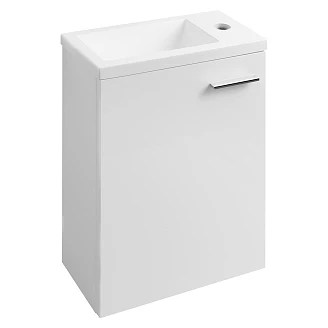 Servantskap Rove Hvit Blank 37 cm med Servant Hvit