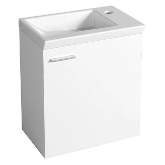 Servantskap Rove Hvit Blank 45 cm med Servant Hvit