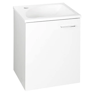 Servantskap Rove Hvit Blank 40 cm med Servant Hvit