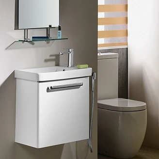 Servantsskap Lunelle Hvit 55 cm med Servant Hvit