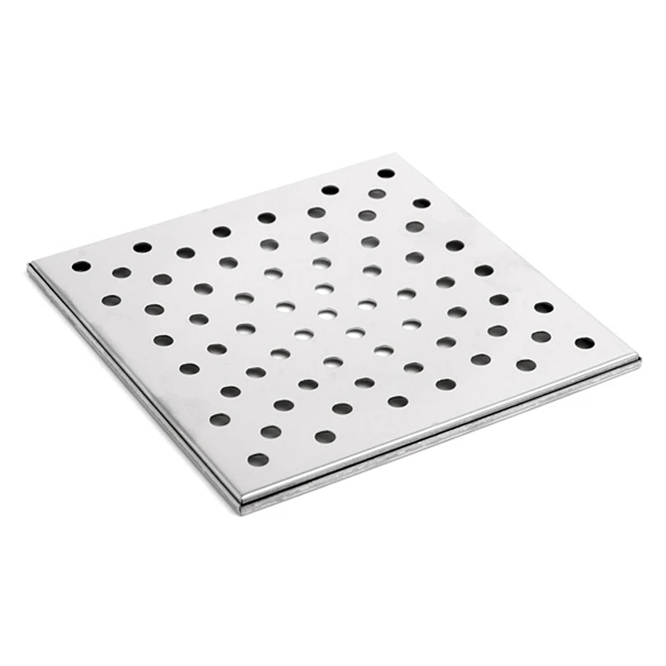 Firkantet Rist Classic Krom Blank 200x200 mm U/U