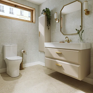 Høyskap Gold Tandem Beige Matt