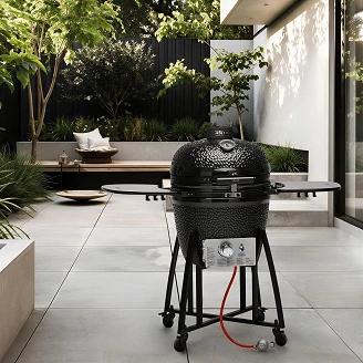 Köler Kullgrill <strong>Kamado</strong>  EG22-GAS Svart 65x67x79 cm
