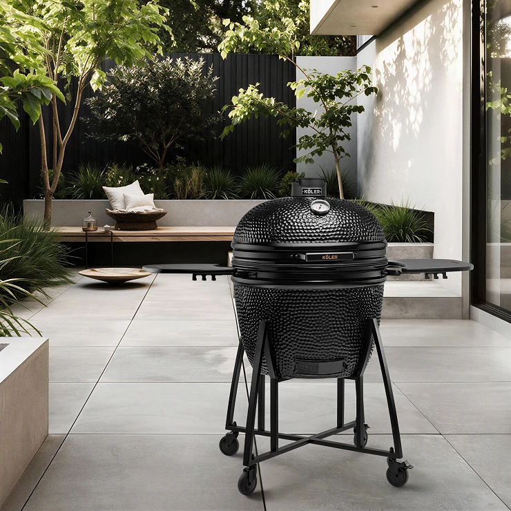 Köler Kullgrill Kamado EG29 Svart 72.5x72x79 cm