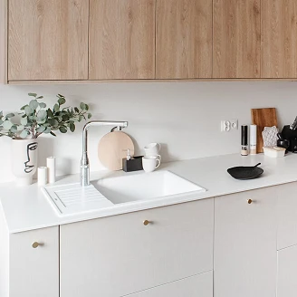 Cosentino Målbestilt Benkeplate Silestone Blanco Maple Polerad, 3 cm