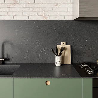 Cosentino Målbestilt Benkeplate Silestone Cinder Craze Matt, 1.2 cm