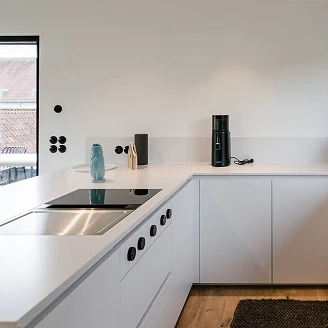 Cosentino Målbestilt Benkeplate Silestone Miami White 17 Matt, 1.2 cm