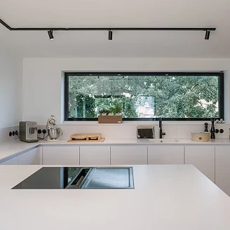 Cosentino Målbestilt Benkeplate Silestone Miami White 17 Matt, 3 cm