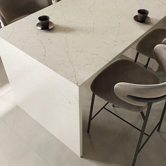 Cosentino Målbestilt Benkeplate Silestone Persian White Polerad, 1.2 cm