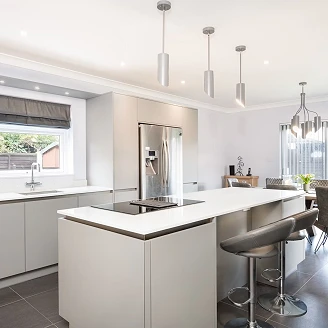 Cosentino Målbestilt Benkeplate Silestone Blanco Stellar 13 Polerad, 1.2 cm