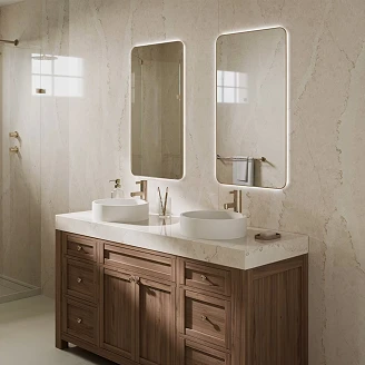 Cosentino Målbestilt Benkeplate Silestone Calacatta Tova Polerad, 1.2 cm