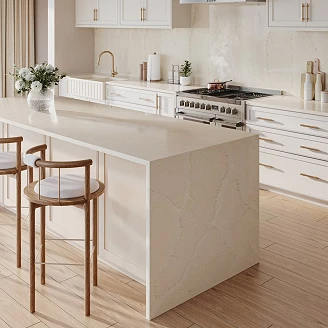 Cosentino Målbestilt Benkeplate Silestone Calacatta Tova Polerad, 3 cm