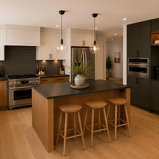 Cosentino Målbestilt Benkeplate Silestone Charcoal Soapstone Matt, 2 cm