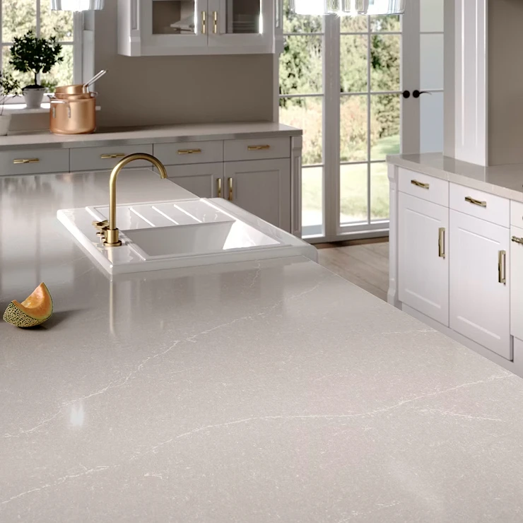 Cosentino Målbestilt Benkeplate Silestone Desert Silver Matt, 2 cm