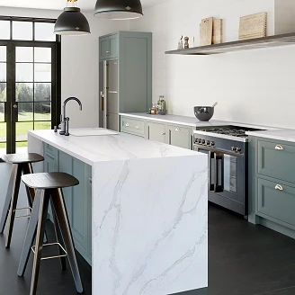 Cosentino Målbestilt Benkeplate Silestone Et. Calacatta Gold Matt, 1.2 cm