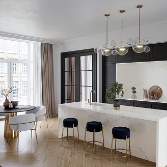Cosentino Målbestilt Benkeplate Silestone Blanc Élysée Polerad, 1.2 cm
