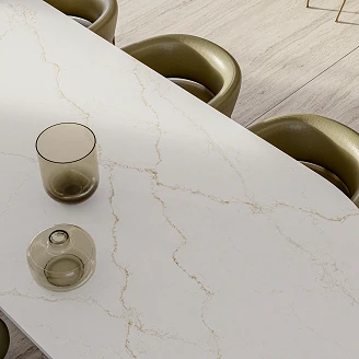 Cosentino Målbestilt Benkeplate Silestone Blanc Élysée Matt, 1.2 cm