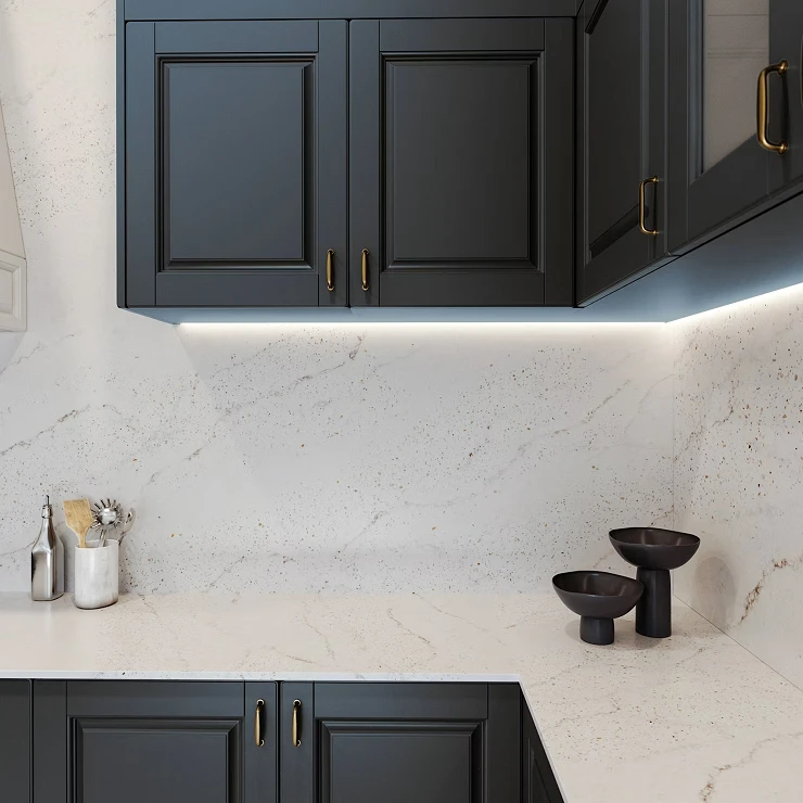 Cosentino Målbestilt Benkeplate Silestone Eclectic Pearl Polerad, 2 cm