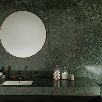 Cosentino Målbestilt Benkeplate Silestone Jardin Emerald Polerad, 1.2 cm