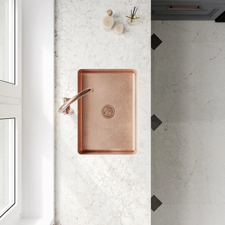 Cosentino Målbestilt Benkeplate Silestone Rivière Rose Matt, 2 cm