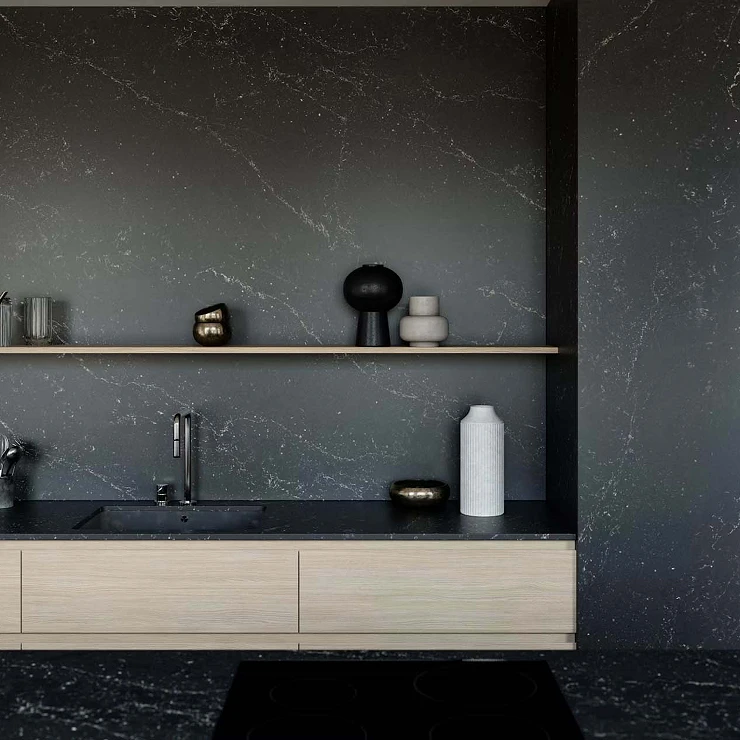 Cosentino Målbestilt Benkeplate Silestone Romantic Ash Matt, 1.2 cm
