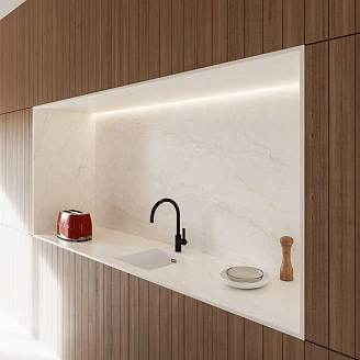 Cosentino Måltilpasset Veggplate Dekton Thala Matt, 0.8 cm