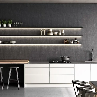 Cosentino Måltilpasset Veggplate Dekton Bromo Teksturert Matt, 0.8 cm