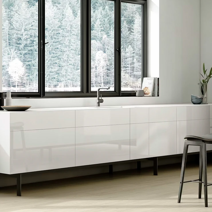 Cosentino Måltilpasset Veggplate Dekton Halo Polerad, 0.8 cm
