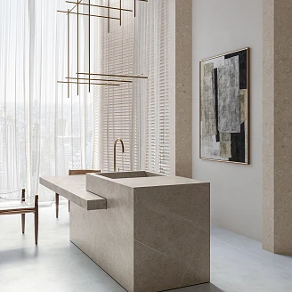 Cosentino Måltilpasset Veggplate Dekton Adia Teksturert Matt, 0.8 cm