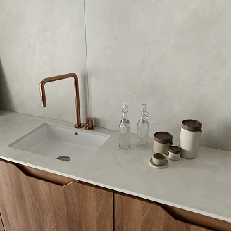 Cosentino Måltilpasset Veggplate Dekton Argentium Matt, 0.4 cm