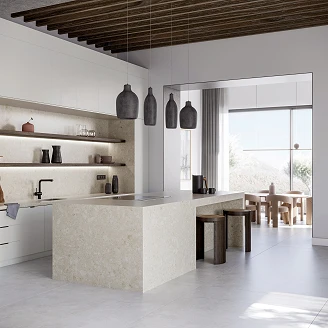 Cosentino Måltilpasset Veggplate Dekton Ava Matt, 0.8 cm