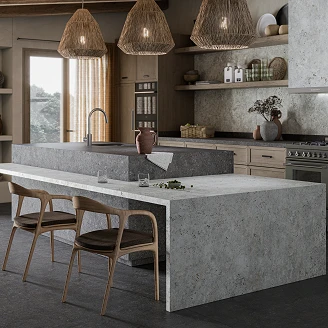 Cosentino Måltilpasset Veggplate Dekton Grafite Matt, 0.4 cm