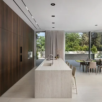 Cosentino Målbestilt Benkeplate Dekton Marmorio Teksturert Matt, 1.2 cm