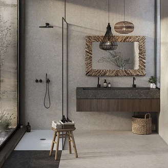 Cosentino Måltilpasset Veggplate Dekton Nebbia Teksturert Matt, 0.8 cm