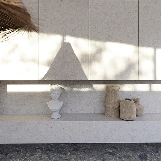 Cosentino Målbestilt Benkeplate Dekton Nebbia Teksturert Matt, 2 cm